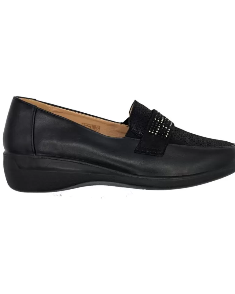 OTRAS MARCAS Zapatos De Mujer Mocasin De Cuña Negro Best Sale
