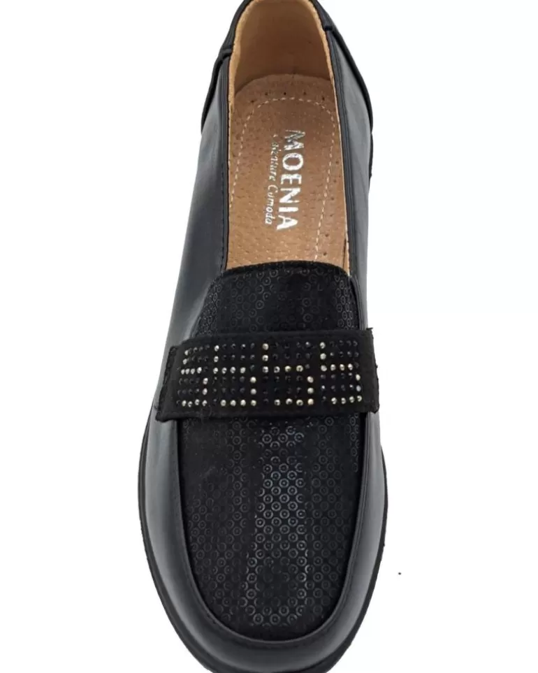 OTRAS MARCAS Zapatos De Mujer Mocasin De Cuña Negro Best Sale