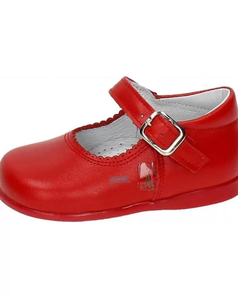 OTRAS MARCAS Zapatos De Niña Bambinelli 457 Merceditas Charol Con Hebilla Rojo Online