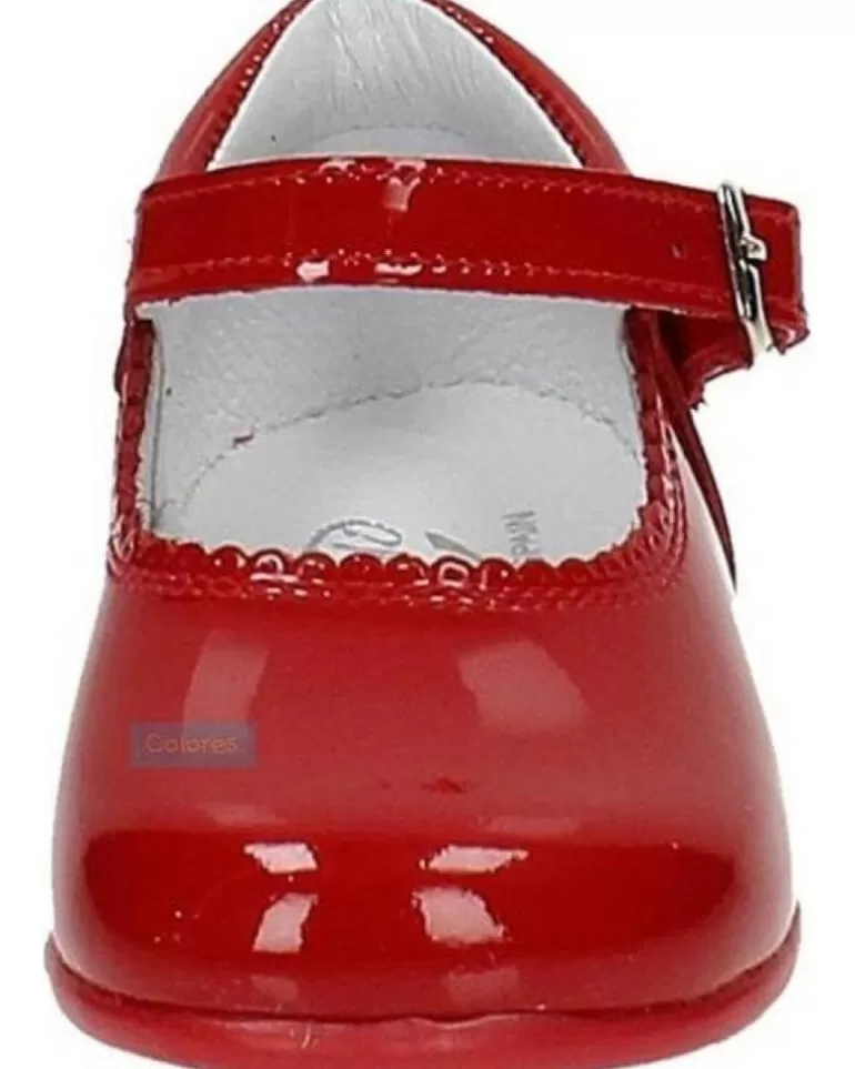 OTRAS MARCAS Zapatos De Niña Bambinelli 457 Merceditas Charol Con Hebilla Rojo Online