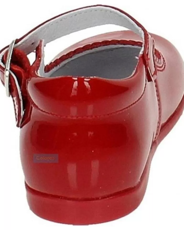 OTRAS MARCAS Zapatos De Niña Bambinelli 457 Merceditas Charol Con Hebilla Rojo Online