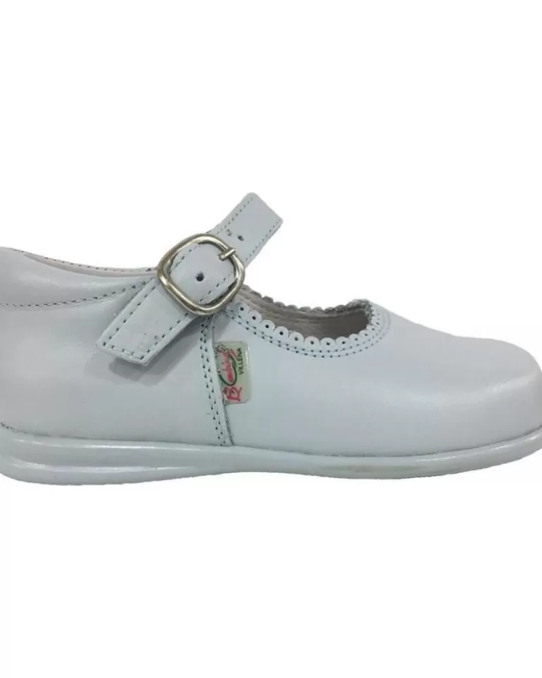 OTRAS MARCAS Zapatos De Niña Bambinelli 457 Merceditas Piel Con Hebilla Azul Outlet
