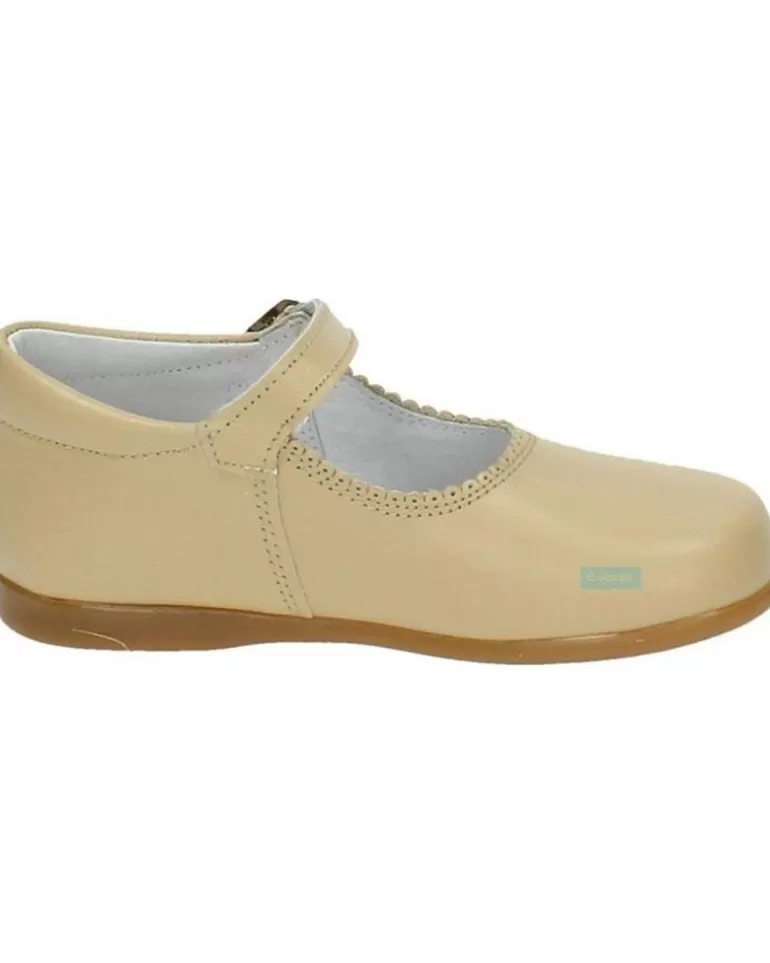OTRAS MARCAS Zapatos De Niña Bambinelli 457 Merceditas Piel Con Hebilla Marron Cheap