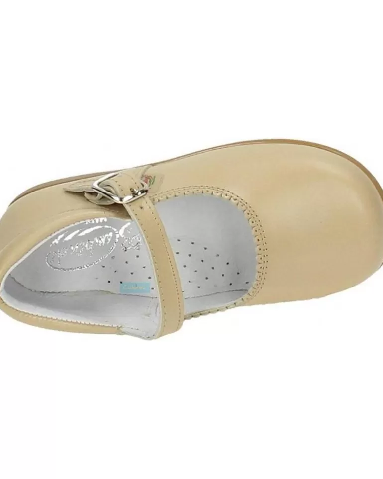OTRAS MARCAS Zapatos De Niña Bambinelli 457 Merceditas Piel Con Hebilla Marron Cheap
