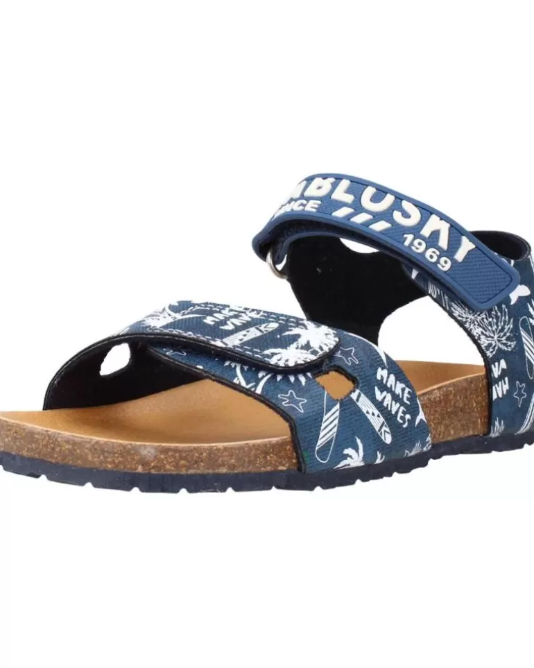PABLOSKY Zapatos De Mujer Sandalia Bio Tiburones 501320 Vaquero Oscuro Fashion