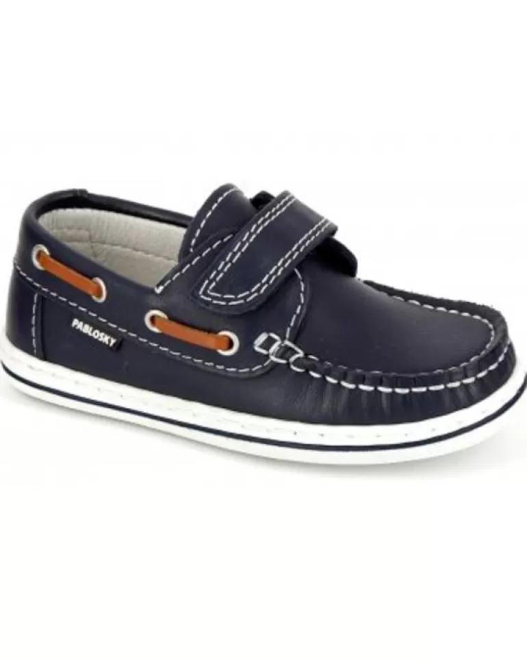 PABLOSKY Zapatos De Niña Y Niño Nautico Velcro Azul Flash Sale