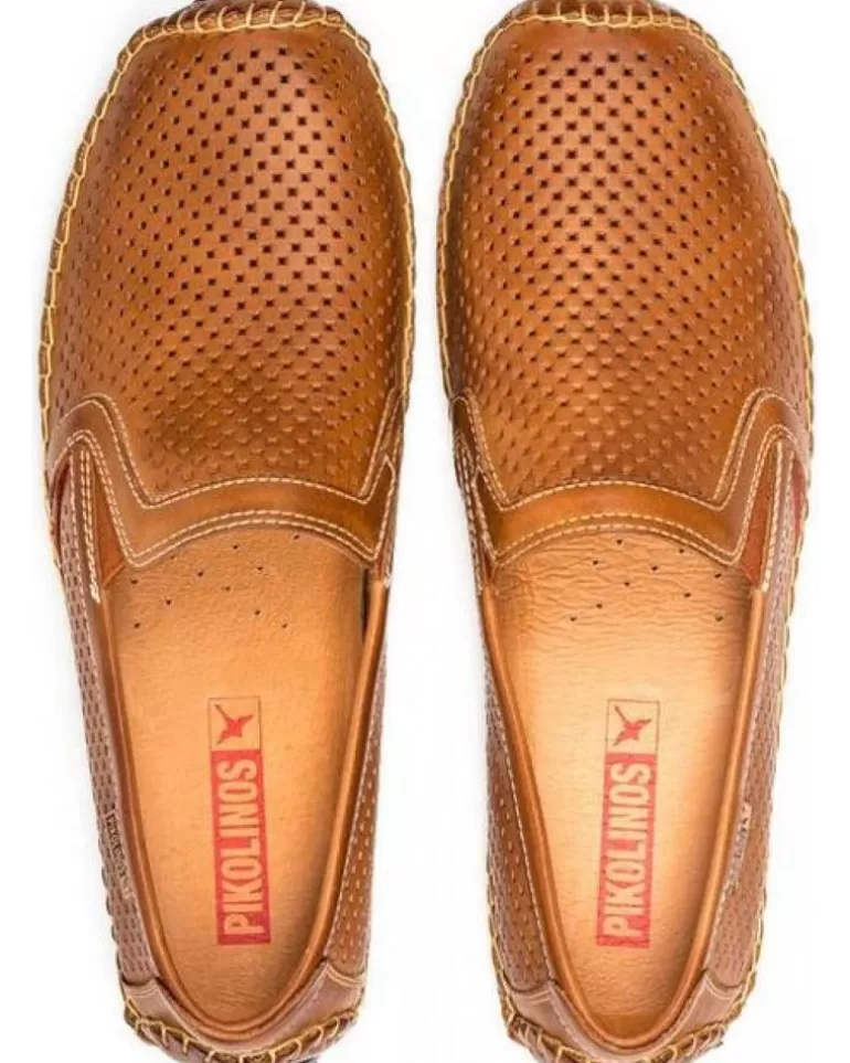 PIKOLINOS Zapatos De Hombre Zapatos Piel Microperforados Brandy Online