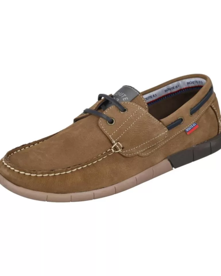 ROUTE 83 Zapatos De Hombre Zapatos Nauticos Hombre Cuero Hot