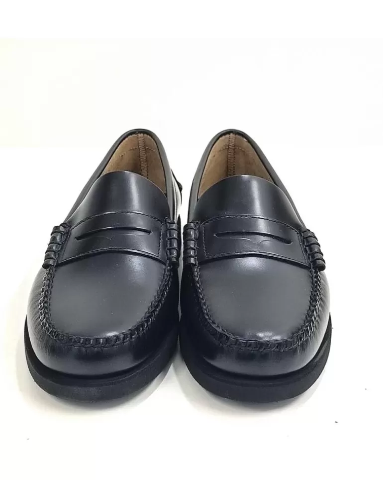 SEBAGO Zapatos De Hombre Castellano De Piel Con Suela De Goma Negro Best Sale