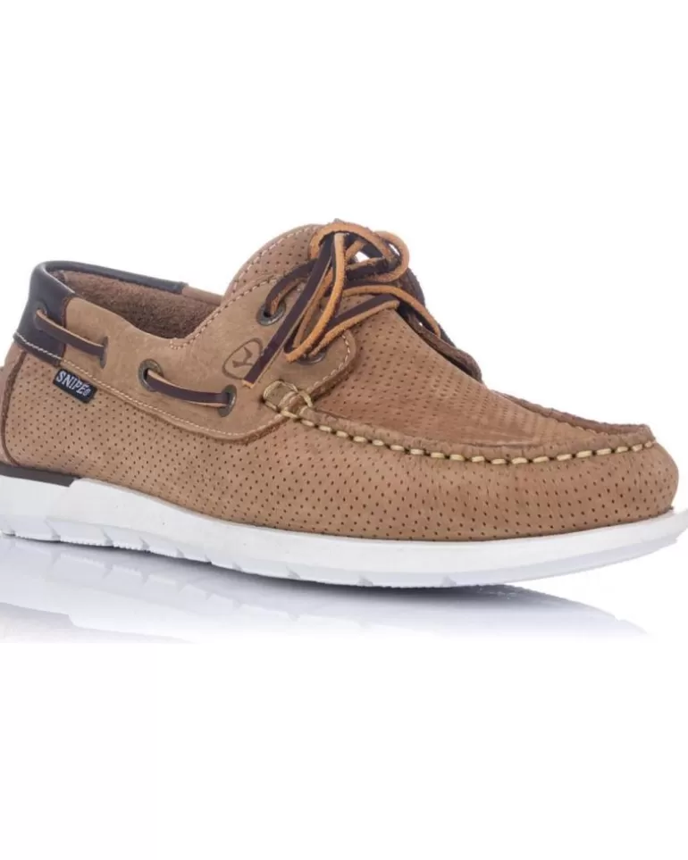 SNIPE Zapatos De Hombre Zapatos De Sport 05080 Taupe Marron Online