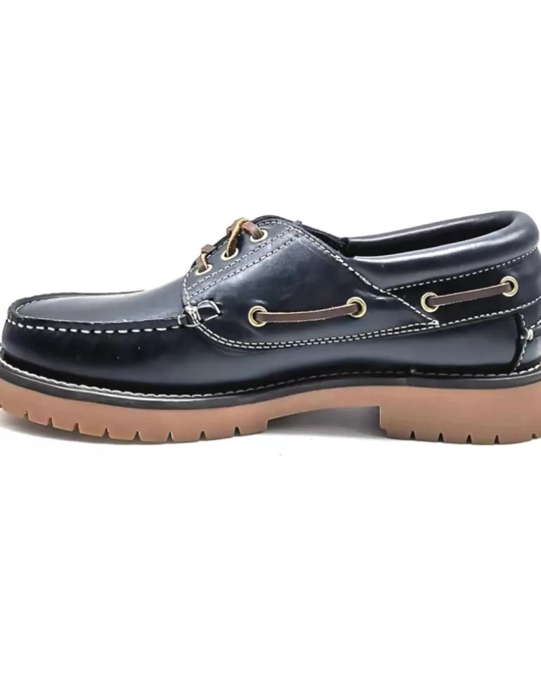 SNIPE Zapatos De Mujer Nauticos Cordones Marino Sale