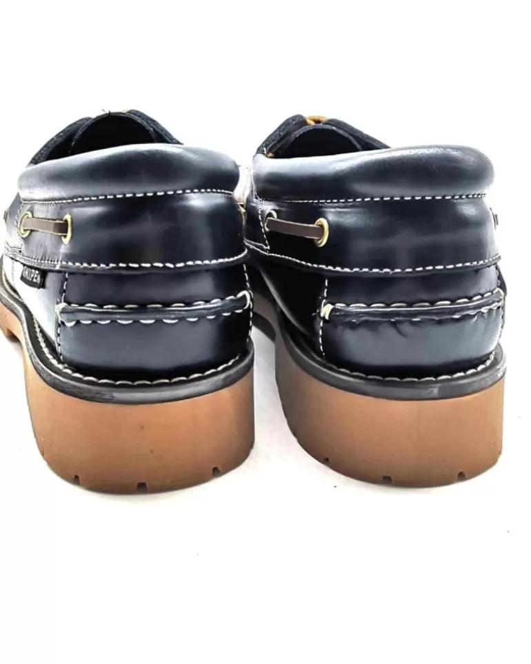 SNIPE Zapatos De Mujer Nauticos Cordones Marino Sale