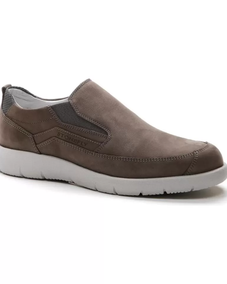 STONEFLY Zapatos De Hombre Stream 22 Nabuk-Textile 219015 Marrn Gris Outlet