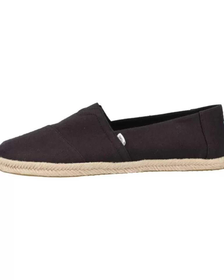 TOMS Zapatos De Hombre Rope Negro Hot