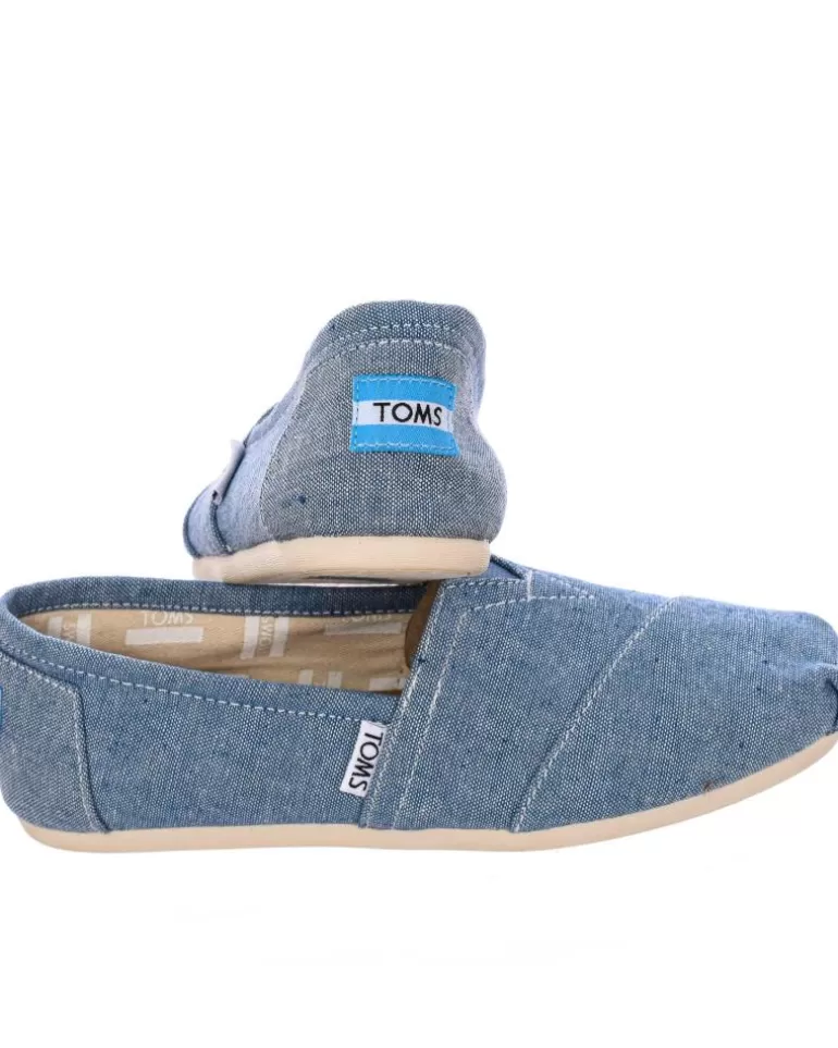 TOMS Zapatos De Niña Y Niño Alpargata 10009752 Azul Fashion