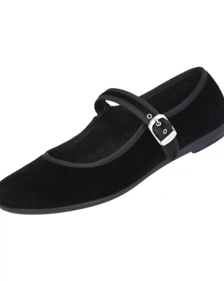 VUL-LADI Zapatos De Mujer 5409-032 Merceditas Terciopel Negro Store