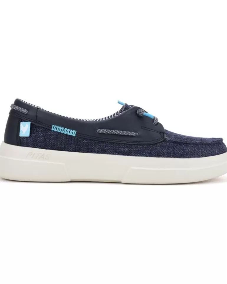 WALK IN PITAS Zapatos De Mujer Nautico Pic Mujer Azul Marino Sale