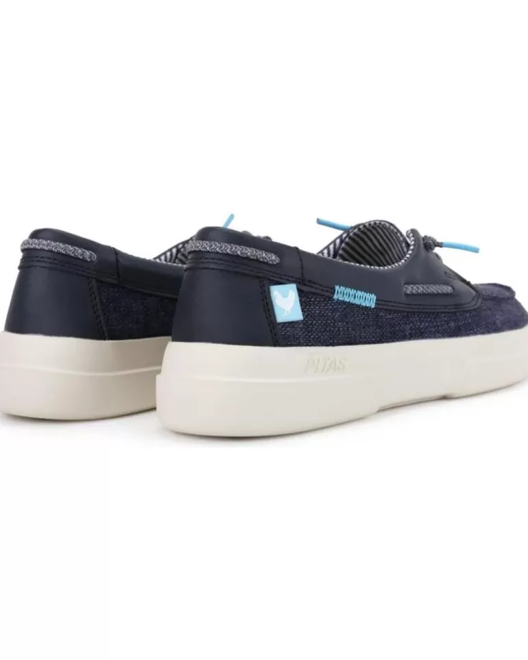 WALK IN PITAS Zapatos De Mujer Nautico Pic Mujer Azul Marino Sale