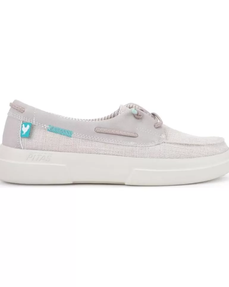 WALK IN PITAS Zapatos De Mujer Nautico Pic Mujer Beige Flash Sale