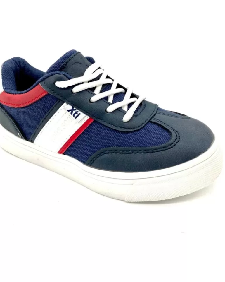 XTI Zapatos De Niño Sneaker Lona Azul Clearance