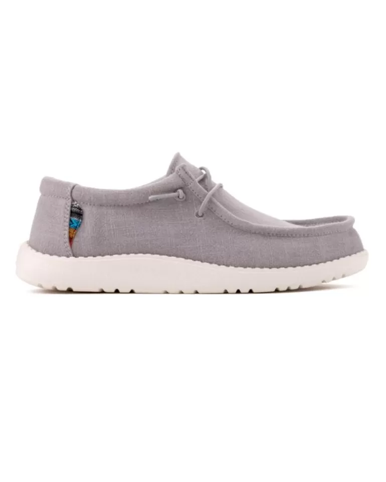 YUMAS Zapatos De Hombre - Wallaby Texas Gris Claro Flash Sale