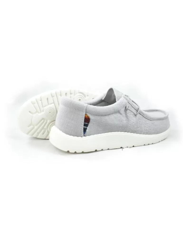 YUMAS Zapatos De Hombre - Wallaby Texas Gris Claro Flash Sale