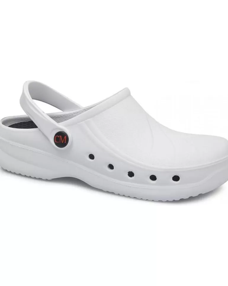 CALZAMEDI Zuecos De Mujer Y Hombre Zueco De Trabajo Anatomico Unisex Blanco Sale