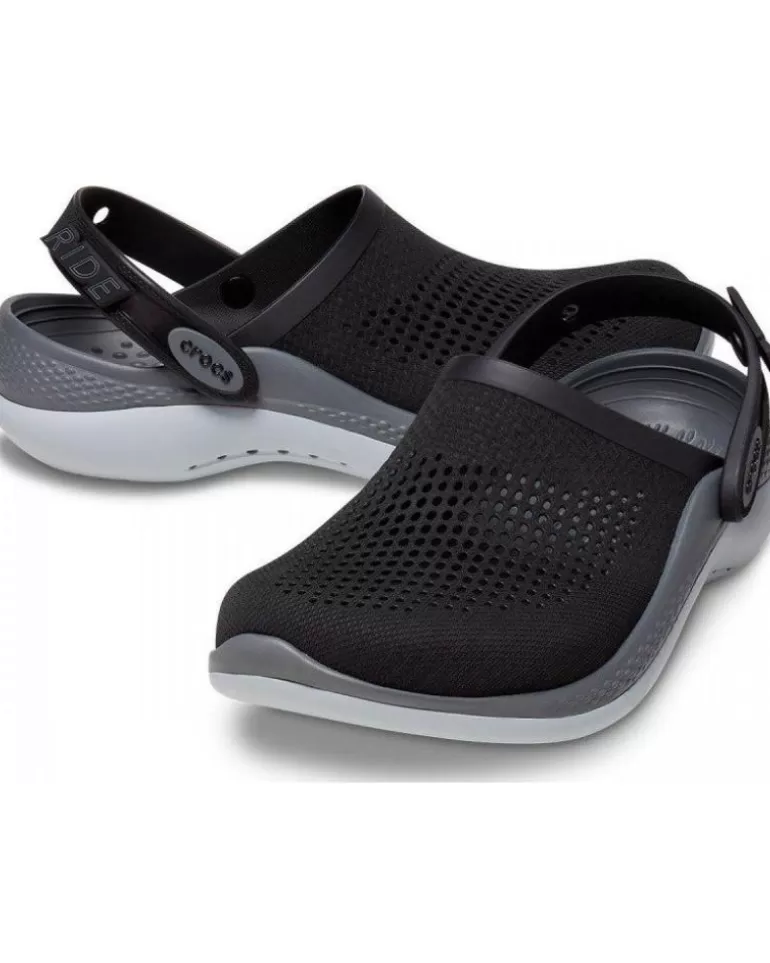 CROCS Zuecos De Hombre Literide 360 Clog 206708 Black-Slate Grey Negro Outlet