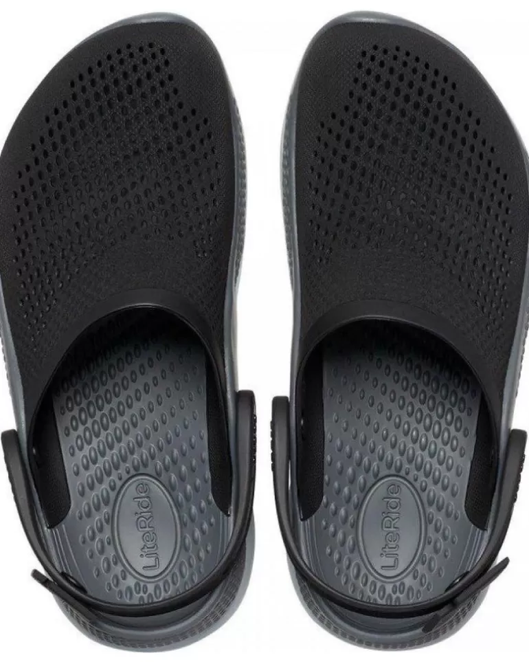 CROCS Zuecos De Hombre Literide 360 Clog 206708 Black-Slate Grey Negro Outlet