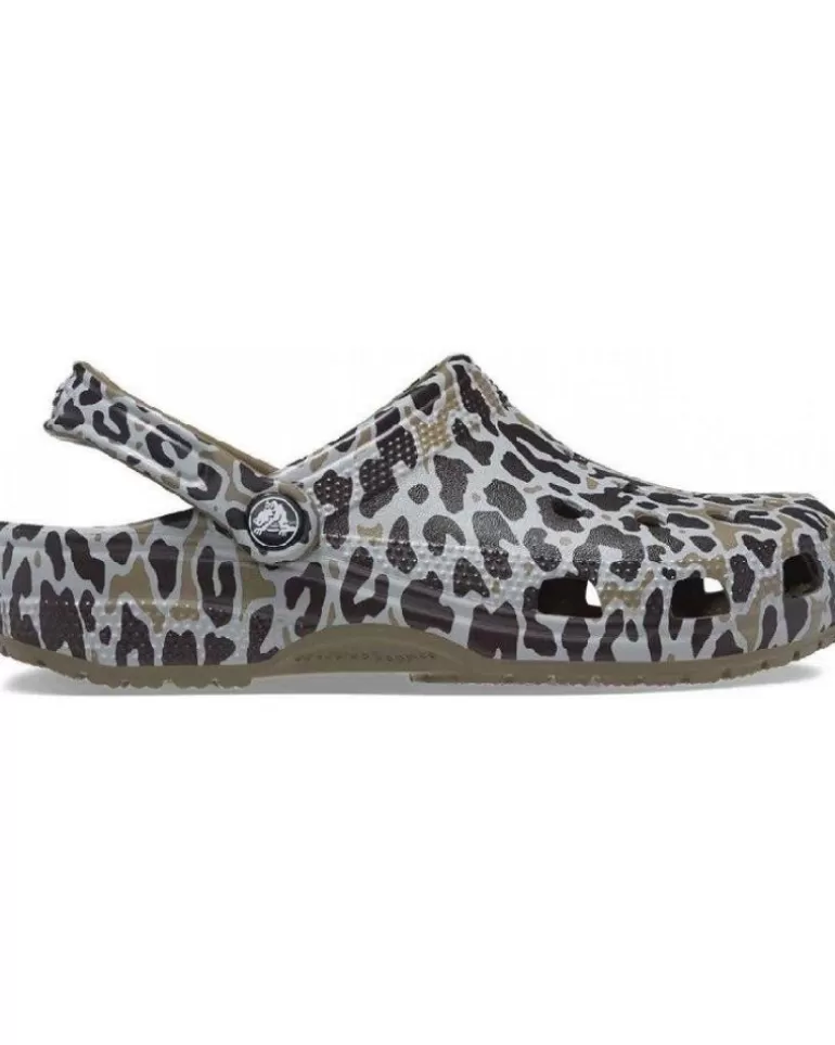 CROCS Zuecos De Mujer Classic Clog 206676 Animal Print Varios Colores Clearance