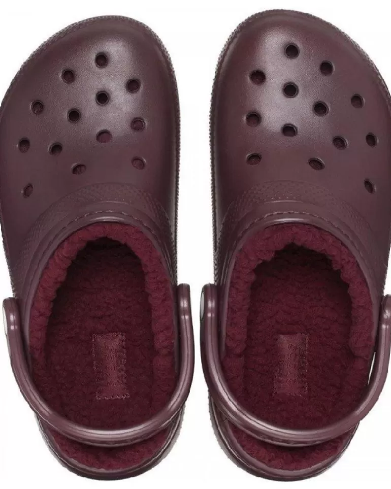 CROCS Zuecos De Mujer Classic Lined Clog U 203591 Marrn Morado Flash Sale