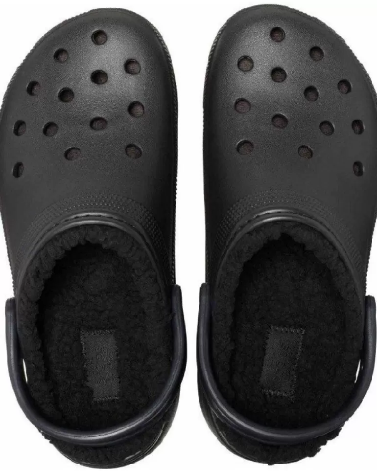 CROCS Zuecos De Mujer Classic Platform Lined Clog W 207938 Negro Discount