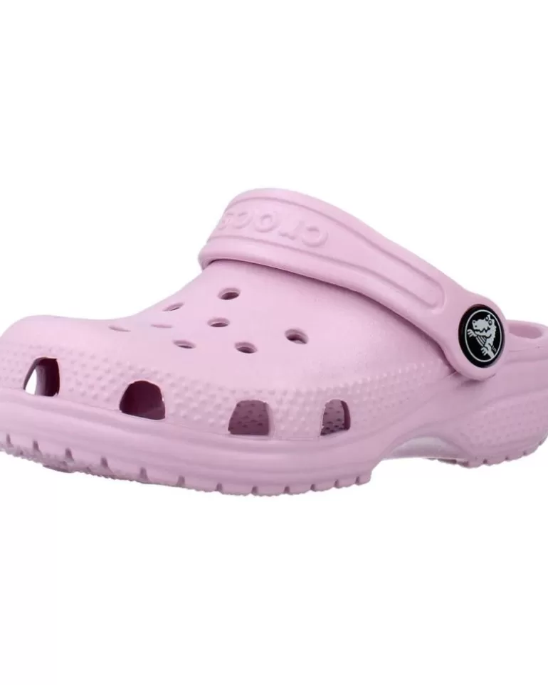 CROCS Zuecos De Niña Classic Clog T Rosa Sale