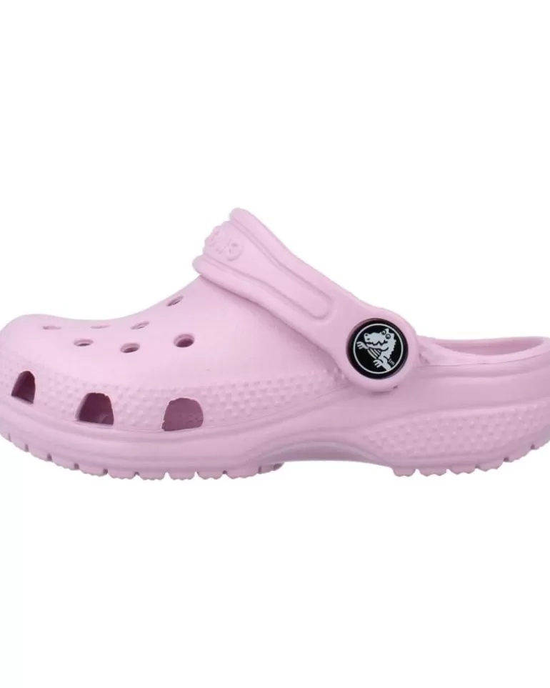 CROCS Zuecos De Niña Classic Clog T Rosa Sale