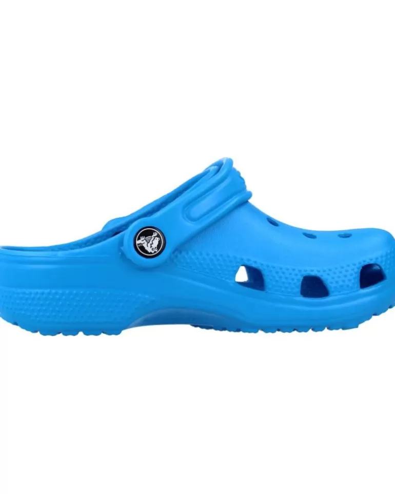 CROCS Zuecos De Niña Y Niño Classic Clog K Azul Shop