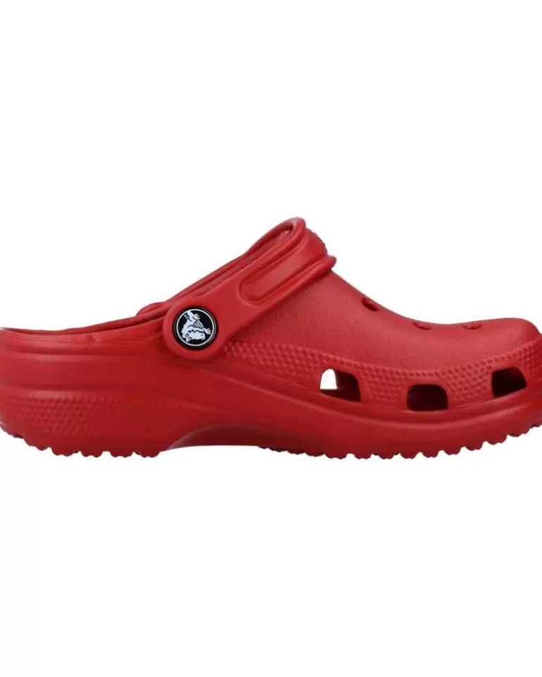 CROCS Zuecos De Niña Y Niño Classic Clog K Rojo Cheap