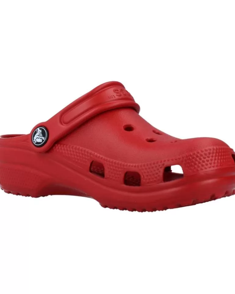 CROCS Zuecos De Niña Y Niño Classic Clog K Rojo Cheap
