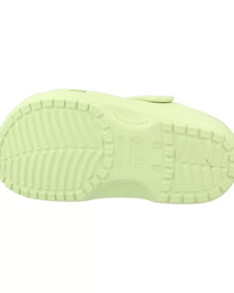 CROCS Zuecos De Niña Y Niño Classic Clog K Verde Sale