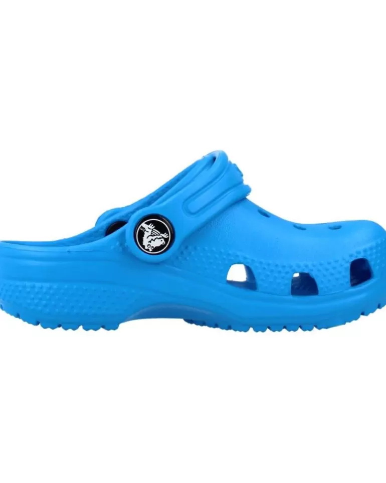 CROCS Zuecos De Niña Y Niño Classic Clog T Azul Store