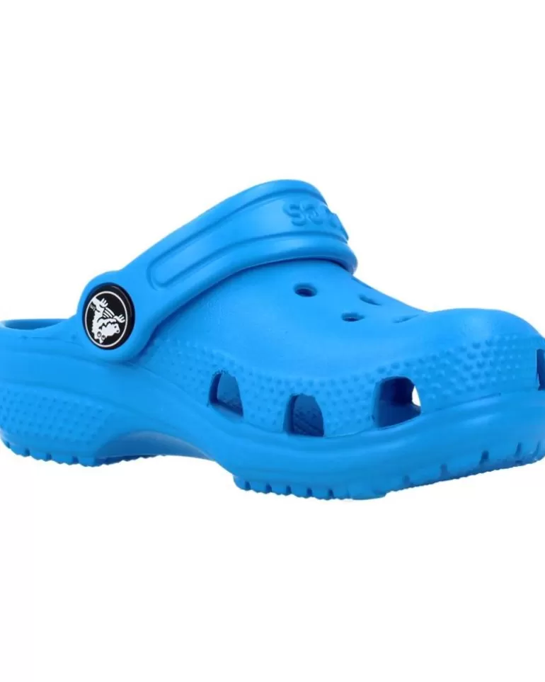 CROCS Zuecos De Niña Y Niño Classic Clog T Azul Store