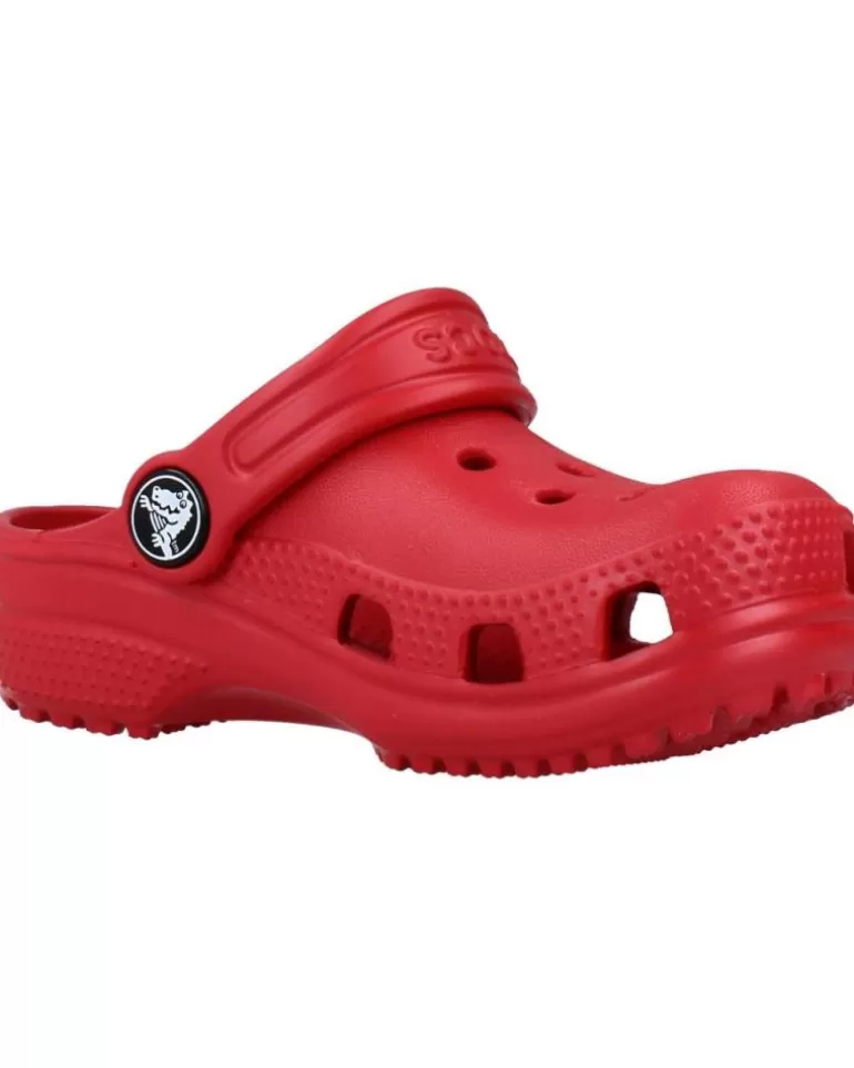 CROCS Zuecos De Niña Y Niño Classic Clog T Rojo Best Sale