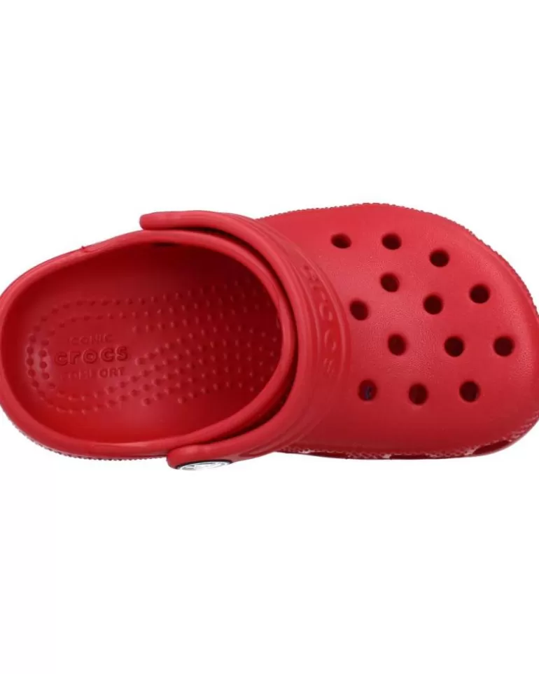 CROCS Zuecos De Niña Y Niño Classic Clog T Rojo Best Sale
