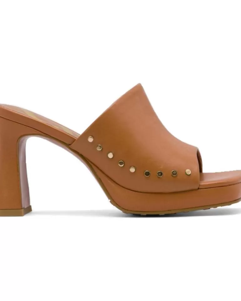 CUPLE Zuecos De Mujer Zueco Tachas 107105-001 Marrn Marron Flash Sale