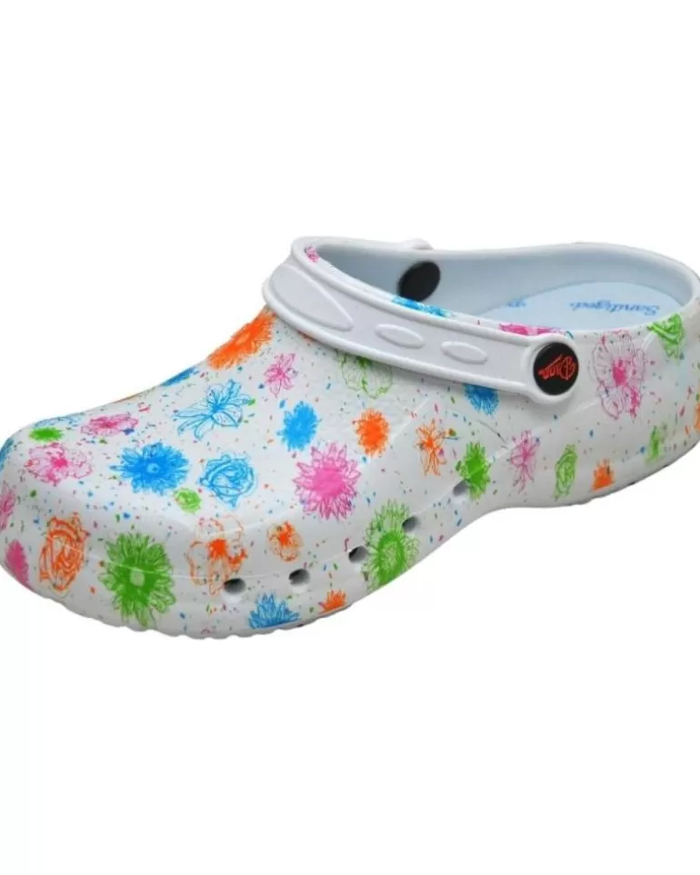 DIAN Zuecos De Mujer Y Hombre Eva Estampado Zueco Unisex Para Plantillas Blanco Multicolor Online