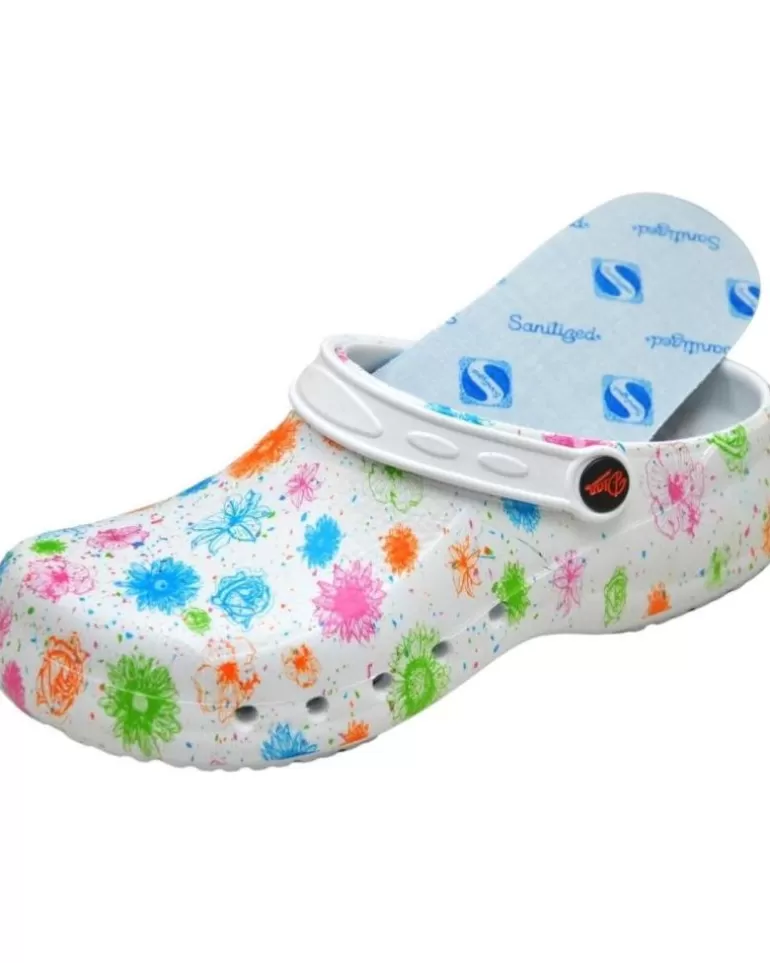 DIAN Zuecos De Mujer Y Hombre Eva Estampado Zueco Unisex Para Plantillas Blanco Multicolor Online