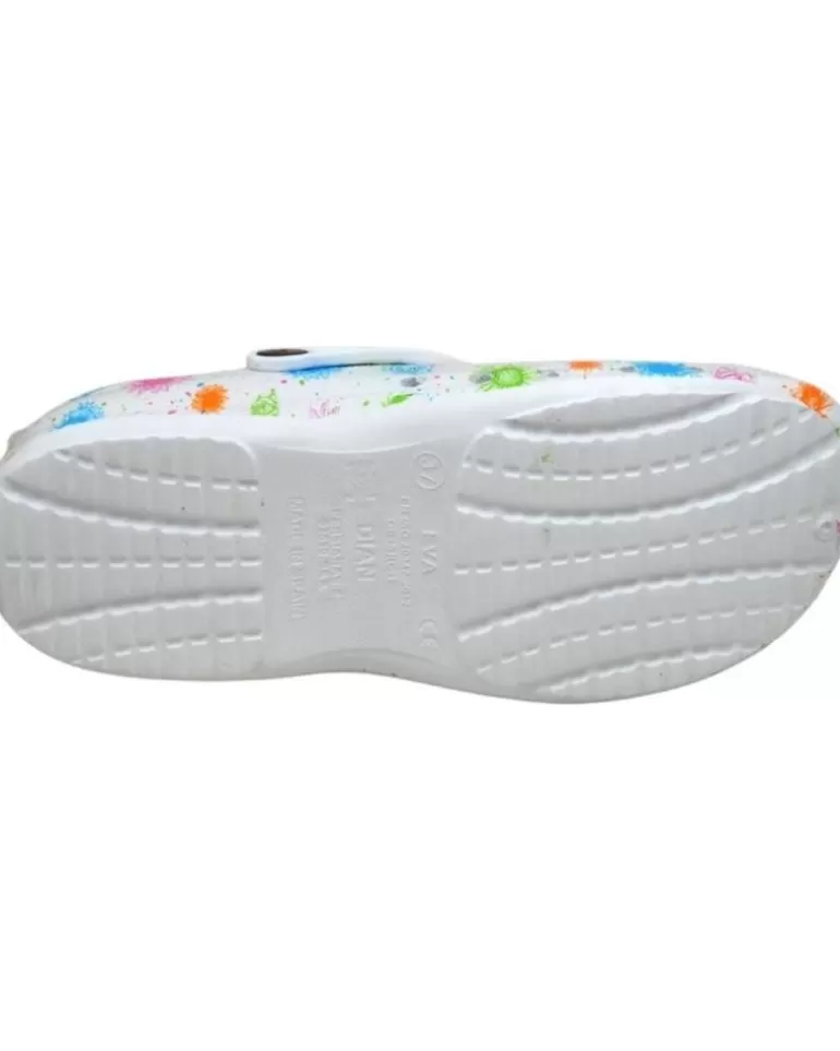 DIAN Zuecos De Mujer Y Hombre Eva Estampado Zueco Unisex Para Plantillas Blanco Multicolor Online