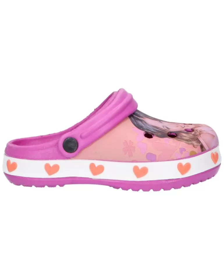 DISNEY Zuecos De Niña Wd8022 Orange New