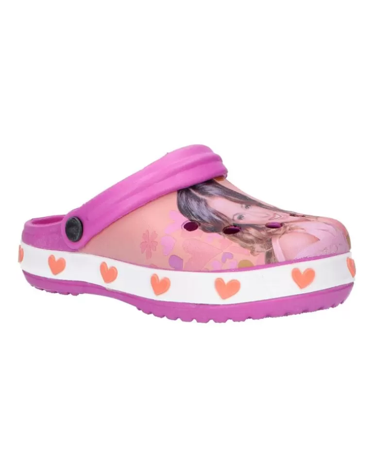 DISNEY Zuecos De Niña Wd8022 Orange New