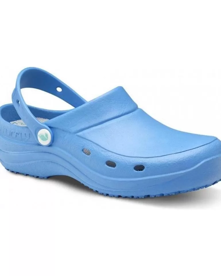 FELIZ CAMINAR Zuecos De Mujer Y Hombre Zueco Laboral Sirocos - Naturfly Azul Discount