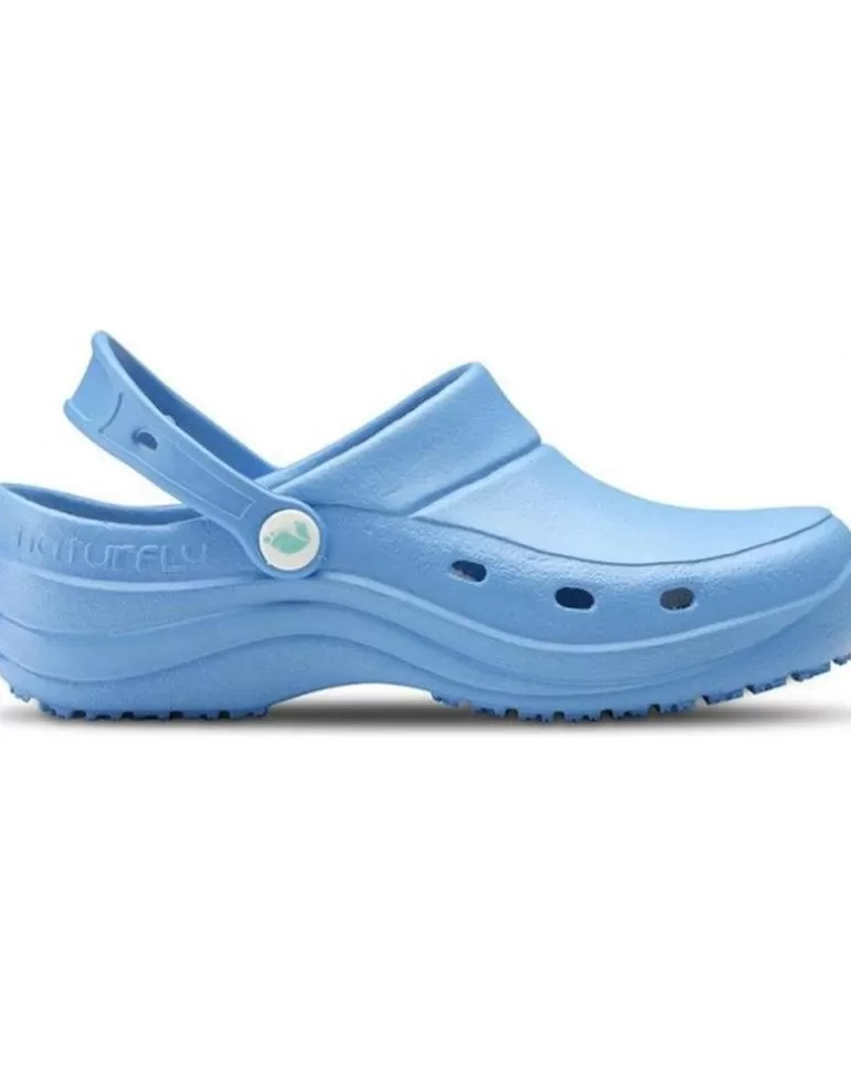 FELIZ CAMINAR Zuecos De Mujer Y Hombre Zueco Laboral Sirocos - Naturfly Azul Discount